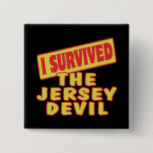 ICH ÜBERLEBTE DAS JERSEY-DEVIL BUTTON (Vorderseite)
