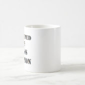 Ich überlebte das Klassentreffen Kaffeetasse (Mittel)