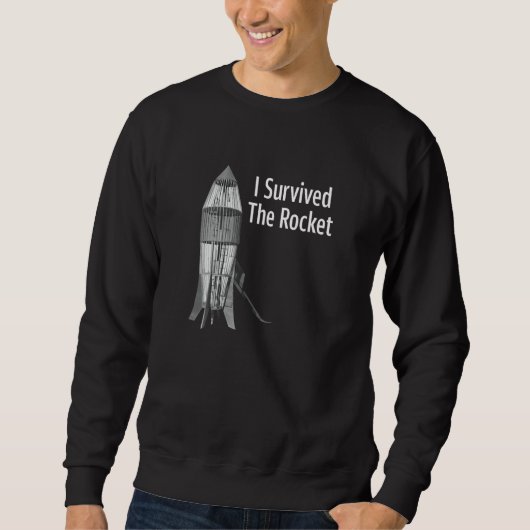 Ich überlebte das schicke Kleid Sweatshirt (Vorderseite)