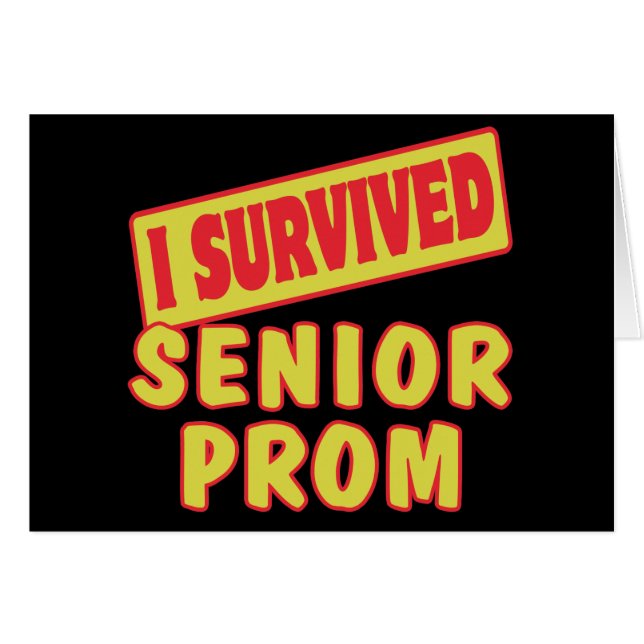 ICH ÜBERLEBTE DAS SENIOR PROM (Vorderseite (Horizontal))
