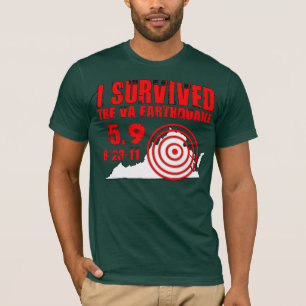 Ich überlebte das Virginia-Erdbeben T-Shirt