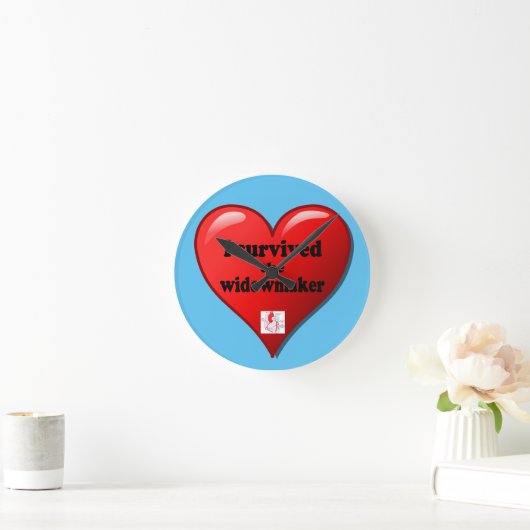 Ich überlebte das Widowmaker Runde Wanduhr (Zuhause)