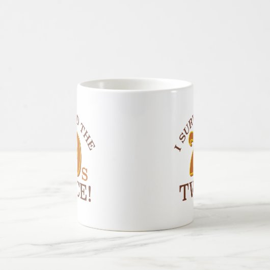 Ich überlebte den 70er zweimal kaffeetasse (Mittel)