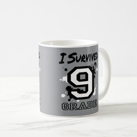 Ich überlebte den 9. kaffeetasse (VorderseiteRechts)