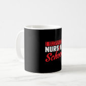 Ich überlebte den Abschluss der Krankenschwester Kaffeetasse (Vorderseite Links)