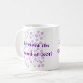 Ich überlebte den Blizzard von 2011 Kaffeetasse (Vorderseite Links)