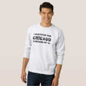 Ich überlebte den Chicago Blizzard von 1967. Sweatshirt (Vorne ganz)