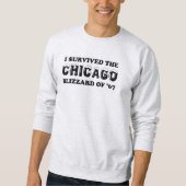 Ich überlebte den Chicago Blizzard von 1967. Sweatshirt (Vorderseite)