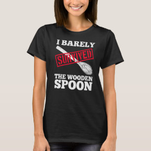 Ich überlebte den hölzernen Löffel witzige erwachs T-Shirt