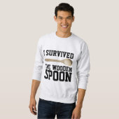 ICH ÜBERLEBTE DEN HOLZSPOON, Funny T - Shirt (Vorne ganz)
