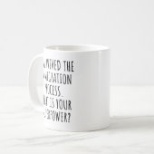 Ich überlebte den Immigrationsprozess, was Power i Kaffeetasse (Vorderseite Links)