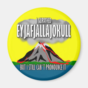 Ich überlebte den Island-Vulkan Magnet