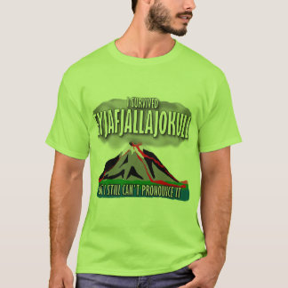 Ich überlebte den Island-Vulkan T-Shirt