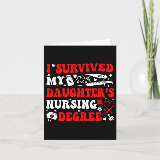 Ich überlebte den Krankenschwester-Grad meiner Toc Karte (Vorderseite)