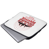 Ich überlebte den NYC Erdbeben Quake Tri Staat 202 Laptopschutzhülle (Vorne Knopf)