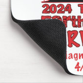 Ich überlebte den NYC Erdbeben Quake Tri Staat 202 Mousepad (Ecke)