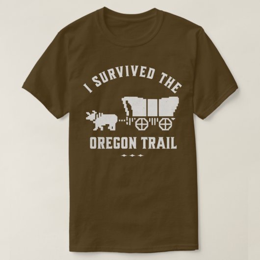 Ich überlebte den Oregon Trail 1 T-Shirt (Design vorne)