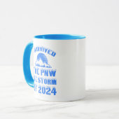 Ich überlebte den PNW-Eissturm von 2024 Tasse (Vorderseite Links)