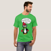 Ich überlebte den Polar Vortex 2019 Funny Pinguin T-Shirt (Vorne ganz)