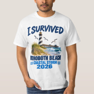 Ich überlebte den Rehoboth Beach Küstensturm 2026 T-Shirt