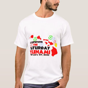 Ich überlebte den Samstag-Tsunami T-Shirt