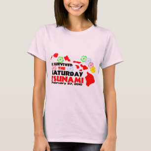 Ich überlebte den Samstag-Tsunami T-Shirt