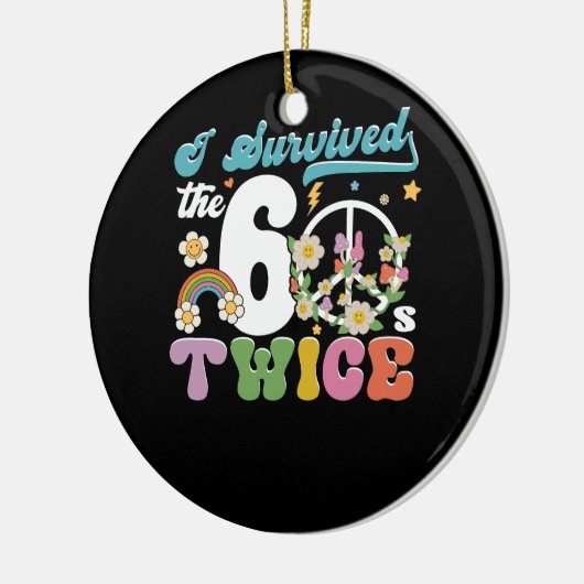 Ich überlebte den sechziger 60er zweimal in der al keramik ornament (Links)