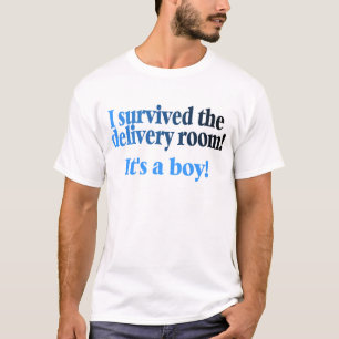 Ich überlebte den seinen Lieferungs-Raum ein Jung T-Shirt