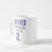Ich überlebte den Überlebender des Kriegers der Ös Kaffeetasse (Vorderseite Links)