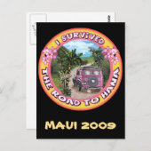 Ich überlebte den Weg nach Hana Postkarte (Vorne/Hinten)