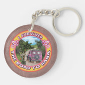 Ich überlebte den Weg nach Hana Schlüsselanhänger (Rückseite)