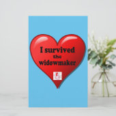 Ich überlebte den Widowmaker Briefpapier (Stehend Vorderseite)