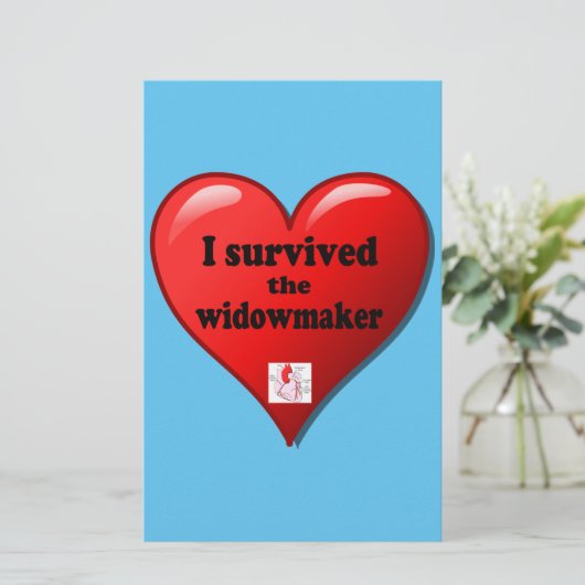 Ich überlebte den Widowmaker Briefpapier (Stehend Vorderseite)