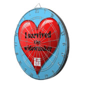 Ich überlebte den Widowmaker Dartscheibe (Vorderseite rechts)