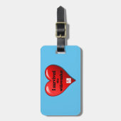 Ich überlebte den Widowmaker Gepäckanhänger (Vorderseite vertikal)