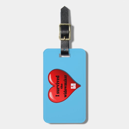 Ich überlebte den Widowmaker Gepäckanhänger (Vorderseite vertikal)