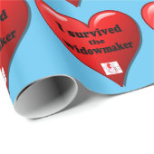 Ich überlebte den Widowmaker Geschenkpapier (Rolleneckpunkt)