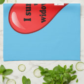 Ich überlebte den Widowmaker Geschirrtuch (Gefaltet)