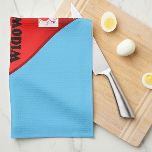 Ich überlebte den Widowmaker Geschirrtuch (Viertel Falte)