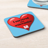 Ich überlebte den Widowmaker Getränkeuntersetzer (Linke Seite)