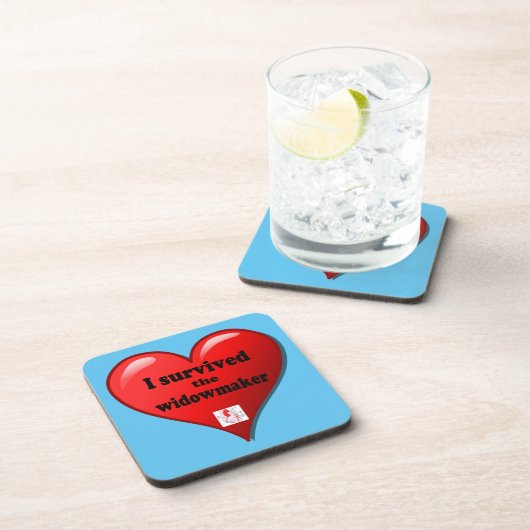 Ich überlebte den Widowmaker Getränkeuntersetzer (Rechte Seite)