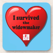 Ich überlebte den Widowmaker Getränkeuntersetzer (Vorderseite)