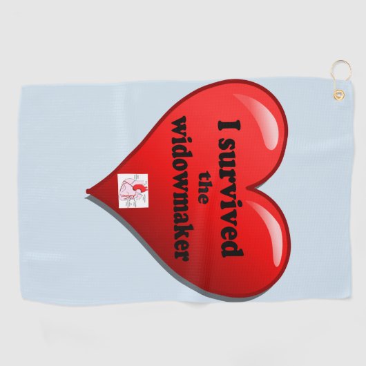 Ich überlebte den Widowmaker Golfhandtuch (Horizontal)