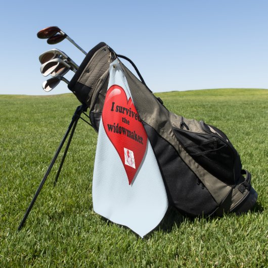 Ich überlebte den Widowmaker Golfhandtuch (Gras)