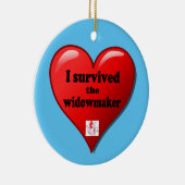 Ich überlebte den Widowmaker Keramik Ornament (Rechts)