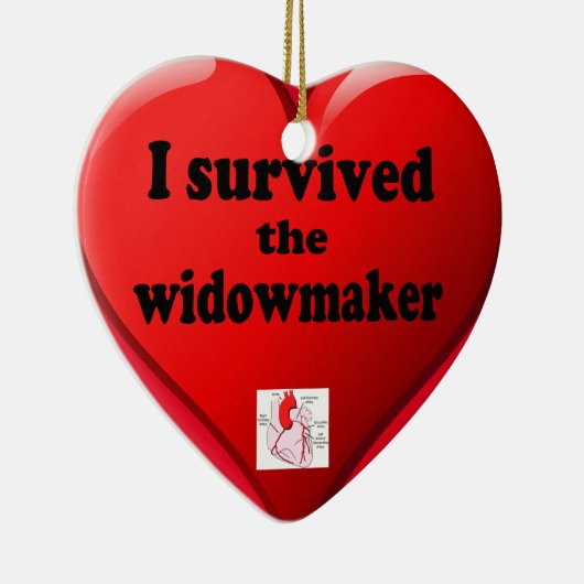 Ich überlebte den Widowmaker Keramikornament (Rechts)