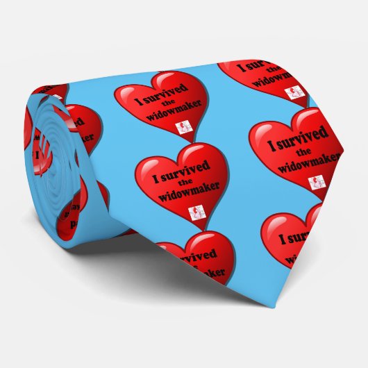 Ich überlebte den Widowmaker Krawatte (Gerollt)