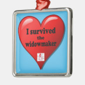 Ich überlebte den Widowmaker Ornament Aus Metall (Links)