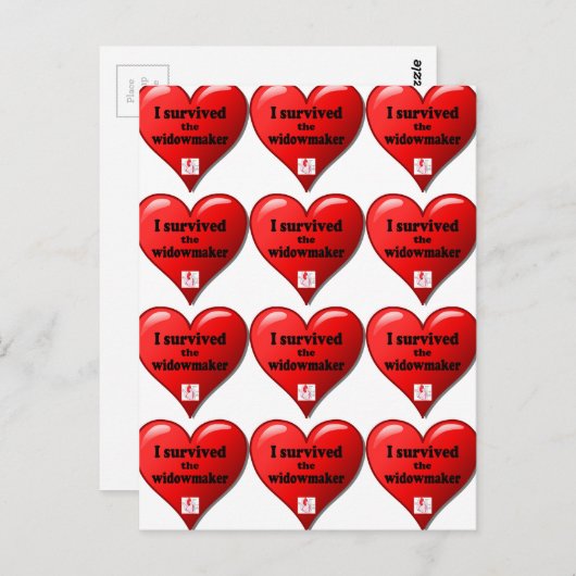 Ich überlebte den Widowmaker Postkarte (Vorne/Hinten)