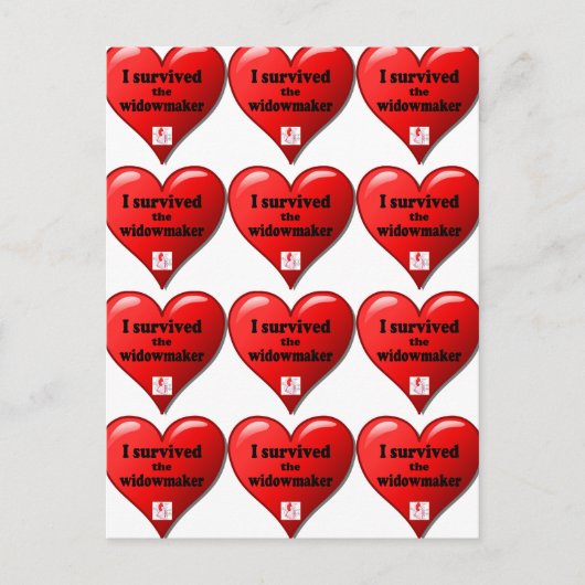 Ich überlebte den Widowmaker Postkarte (Vorderseite)